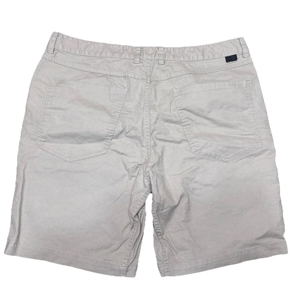 The North Face Men's Shorts Size 38 Khaki Tan Hiking Outdoor Zip Pocket‎ Stretch